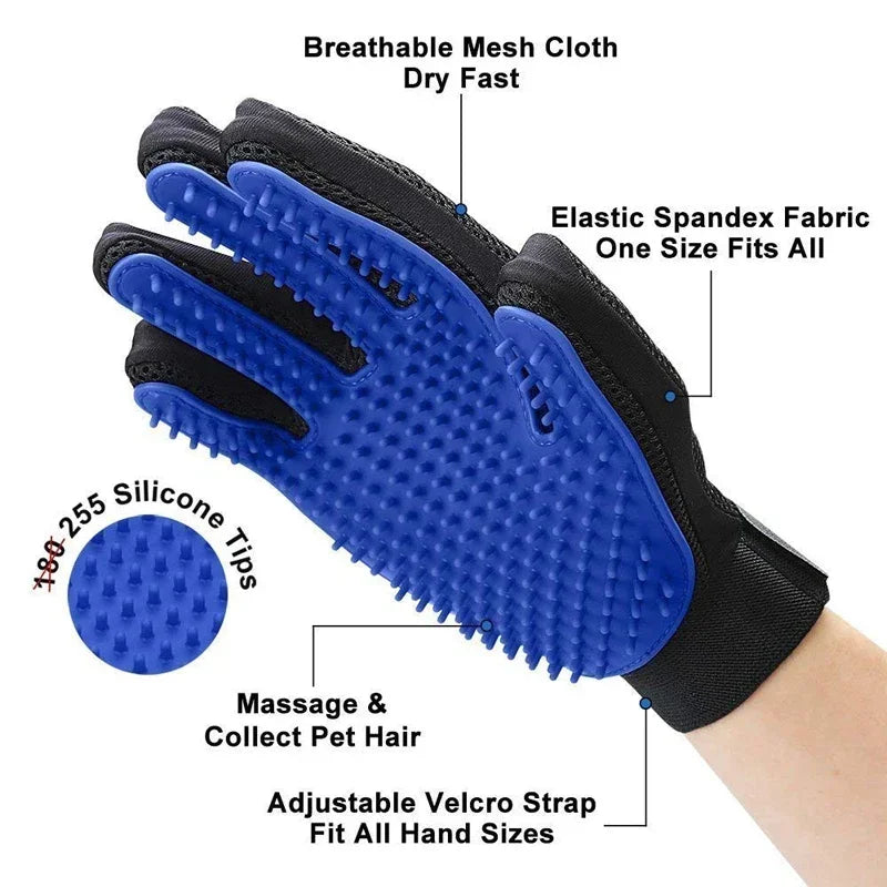 Gants de Toilettage en Silicone