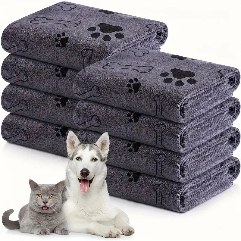 Serviette en Microfibre Ultra-Absorbante pour Chien – Séchage Rapide