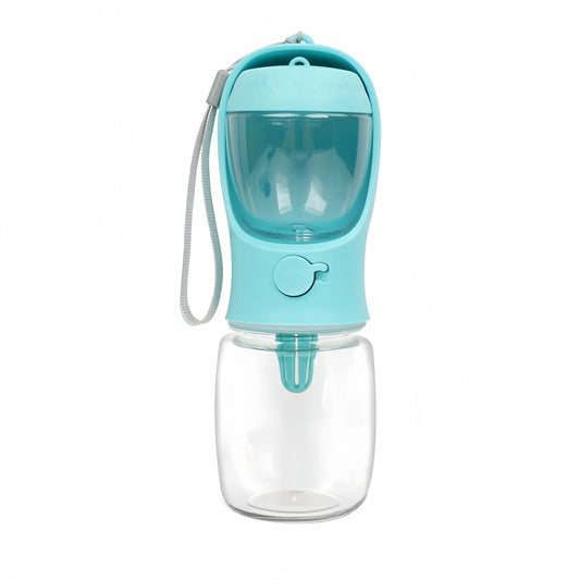 Gourde portable 2 en 1 pour chien et chat – eau & croquettes