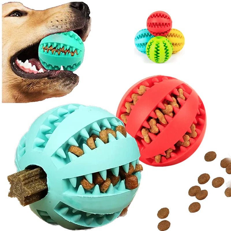 Balle à Mâcher Interactive pour Chiens et Chats – Nettoyage des Dents et Jouet Amusant