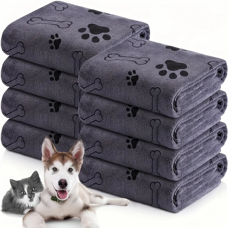Serviette en Microfibre Ultra-Absorbante pour Chien – Séchage Rapide