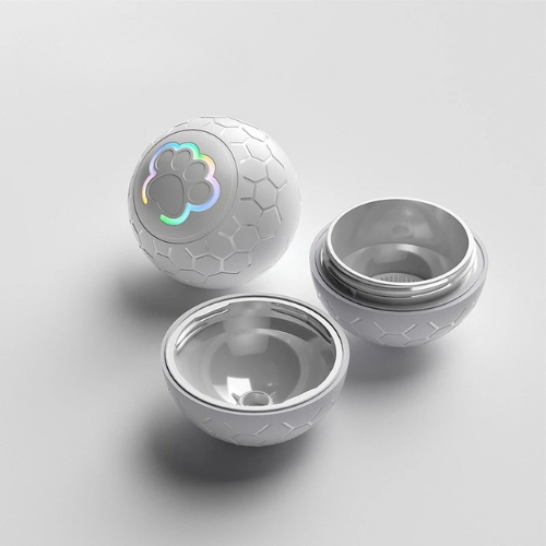 Balle Interactive Intelligente pour Chien et Chat – Rechargeable USB avec Lumières RGB