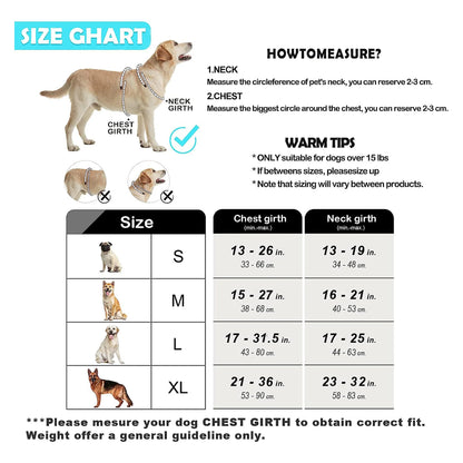 Harnais Anti-Traction pour Chien – Réglable, Confortable & Facile à Contrôler