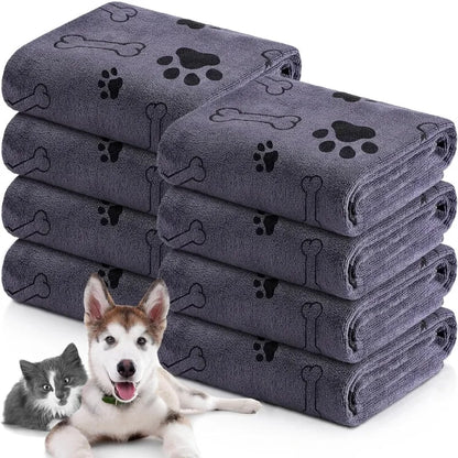 Serviette en Microfibre Ultra-Absorbante pour Chien – Séchage Rapide